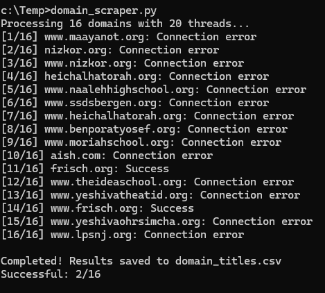Solved: Python script to retrieve title of URL's | Experts Exchange