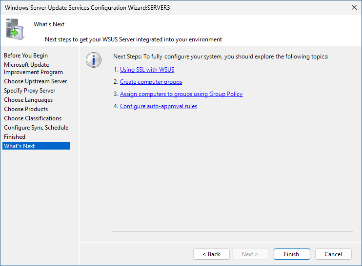 Installing, Configuring and managing WSUS in Windows Server 2025 ...