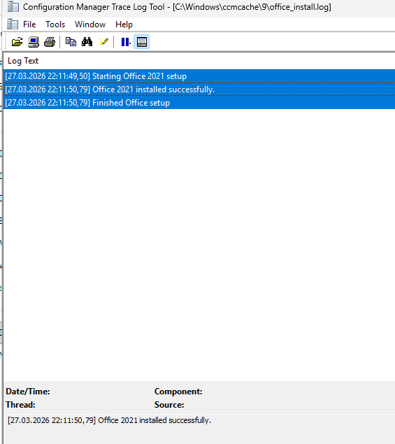 Solved: office install 2021 - MECM error | Experts Exchange
